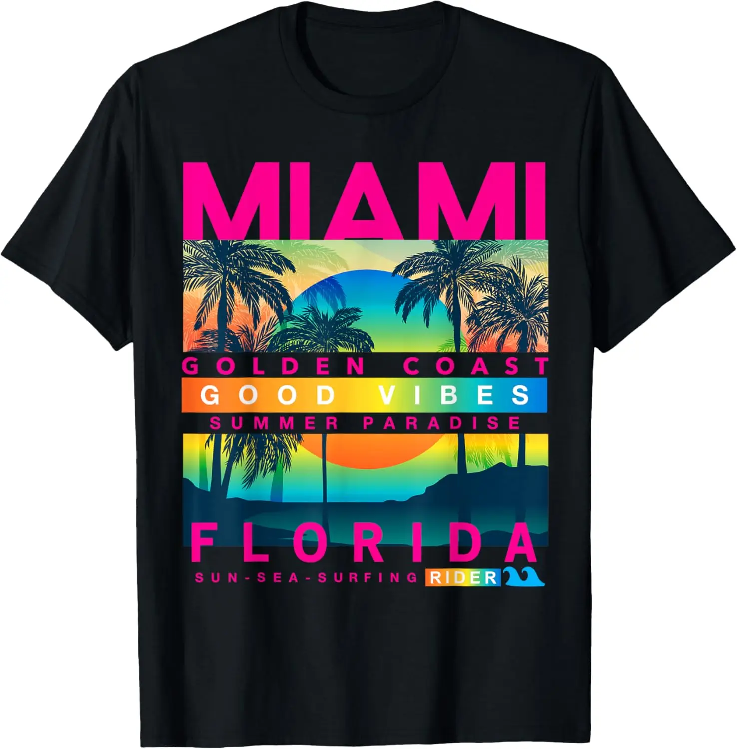 Fashion style - Wear Miami Florida T shirts, Miami Colorful Sunrise graphic T-Shirt
Fashion style - Wear Miami Florida T shirts, Miami Colorful Sunrise graphic T-Shirt