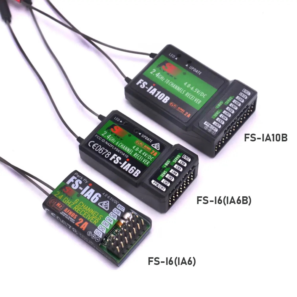 Flysky 2.4G/10CH FS-iA10B/6CH FS-IA6B Receiver PPM Output With iBus Port for FS-i6X FS-i6 FS-i6S FS-i10 FS-GT2G Transmitter
Flysky 2.4G/10CH FS-iA10B/6CH FS-IA6B Receiver PPM Output With iBus Port for FS-i6X FS-i6 FS-i6S FS-i10 FS-GT2G Transmitter