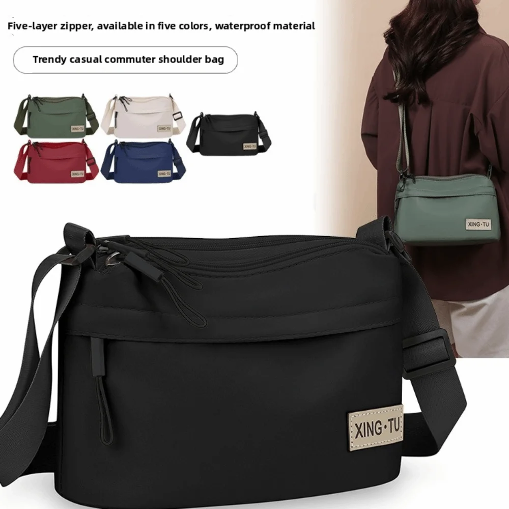 Portable Three Layer Nylon Crossbody Bag Canvas Waterproof Women Backpack Zipper Korean Style Oxford Shoulder Bag Travel
Portable Three Layer Nylon Crossbody Bag Canvas Waterproof Women Backpack Zipper Korean Style Oxford Shoulder Bag Travel