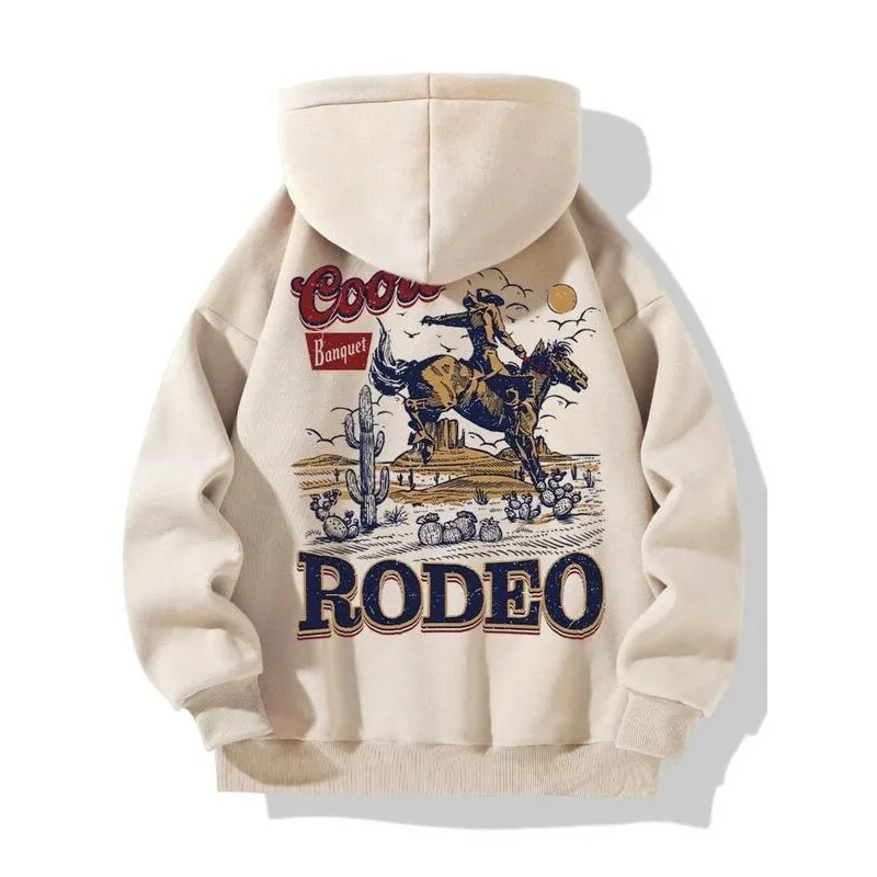 Retro Cowboy Print Hoodie Denim Hooded Sweatshirt Women's Spring Season Unisex Animal Pattern Deformable Comfortable Fit
Retro Cowboy Print Hoodie Denim Hooded Sweatshirt Women's Spring Season Unisex Animal Pattern Deformable Comfortable Fit