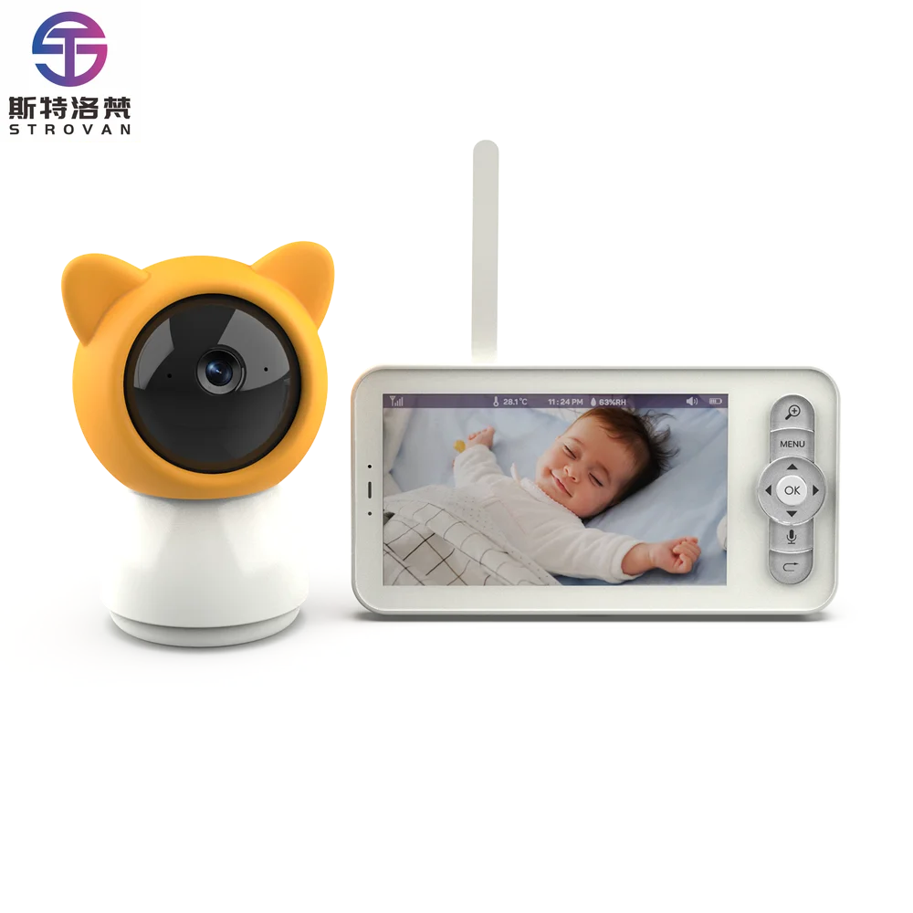 5\" Display 2.4GHz WiFi 1080P NightVision Camera Audio Video Baby with Phone App Control Supports Baby s
5\" Display 2.4GHz WiFi 1080P NightVision Camera Audio Video Baby with Phone App Control Supports Baby s
