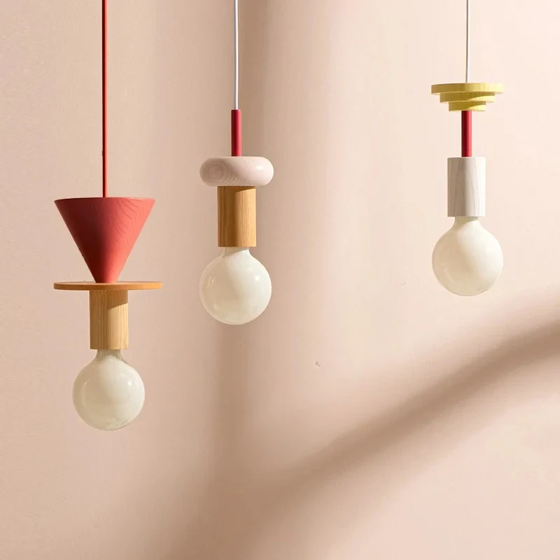 Modern Minimalist Solid Wood Designer Small Chandelier Memphis Aisle Kids Room Bar Dining Room Bedroom Bedside Lamp
Modern Minimalist Solid Wood Designer Small Chandelier Memphis Aisle Kids Room Bar Dining Room Bedroom Bedside Lamp