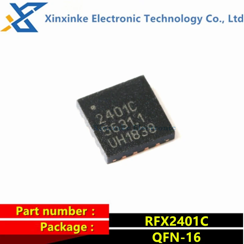 5PCS RFX2401C QFN-16 2.4GHz Wireless Transceiver Chip RF Front End CMOS 2.4GHZ ZIGBEE/ISM TRANSMIT/RECEIVE
5PCS RFX2401C QFN-16 2.4GHz Wireless Transceiver Chip RF Front End CMOS 2.4GHZ ZIGBEE/ISM TRANSMIT/RECEIVE