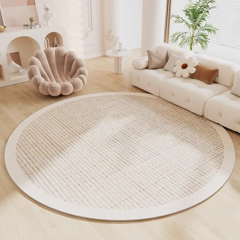 Round living room carpet small coffee table balcony chair floor mat ins style study bedroom bedside floor rugs Ковер Tapis 러그
Round living room carpet small coffee table balcony chair floor mat ins style study bedroom bedside floor rugs Ковер Tapis 러그