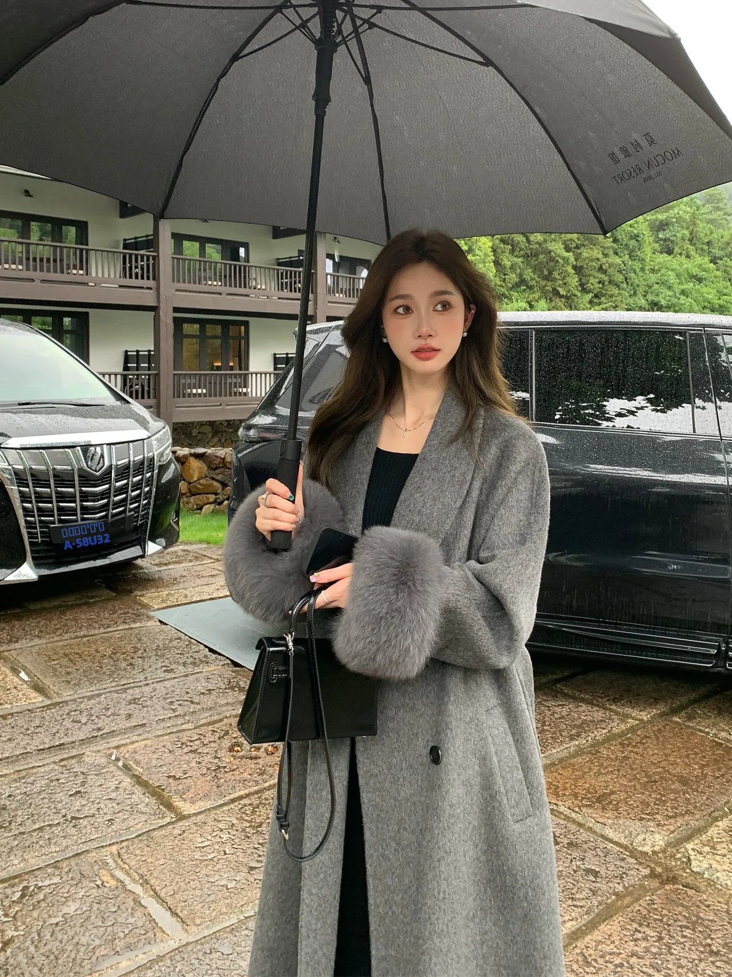 Tagkita Women's Double-Faced Woolen Coat with Fur Sves Mid-Length Korean Sle Thiened Autumn Winter Outerwear
Tagkita Women's Double-Faced Woolen Coat with Fur Sves Mid-Length Korean Sle Thiened Autumn Winter Outerwear