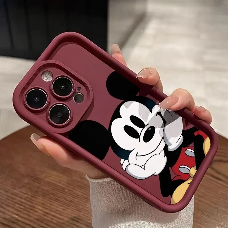 Disney Mickey Mouse KAWAII Cute Siliocne Phone Case For iPhone 14 12 13 11 15 Pro Max XR XS MAX 7 8 Plus Shockproof Back Cover
Disney Mickey Mouse KAWAII Cute Siliocne Phone Case For iPhone 14 12 13 11 15 Pro Max XR XS MAX 7 8 Plus Shockproof Back Cover