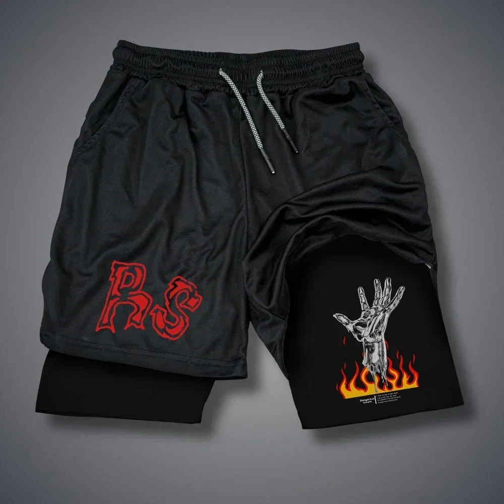 Summer Shorts RS Letter Print Shorts Men's Quick Dry 2 in 1 Short Pants Guitar Flame Skeleton Streetwear Women’s Gym Shorts
Summer Shorts RS Letter Print Shorts Men's Quick Dry 2 in 1 Short Pants Guitar Flame Skeleton Streetwear Women’s Gym Shorts