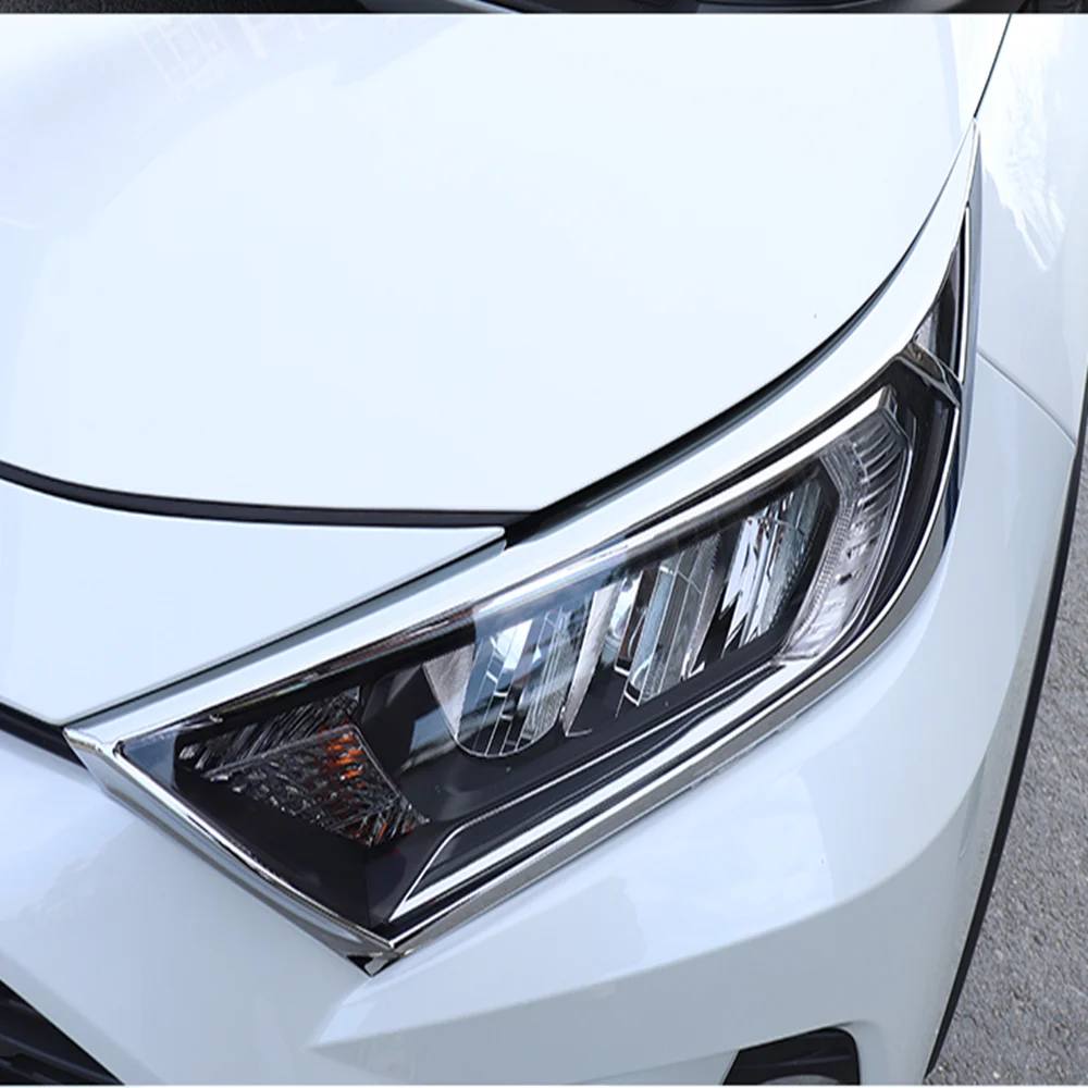 For Toyota RAV4 2019 2020 2021 2022 2023 ABS Carbon Fiber Car Headlight Cover Trim Front Head Lamp Light Strip Headlamp Frame
For Toyota RAV4 2019 2020 2021 2022 2023 ABS Carbon Fiber Car Headlight Cover Trim Front Head Lamp Light Strip Headlamp Frame