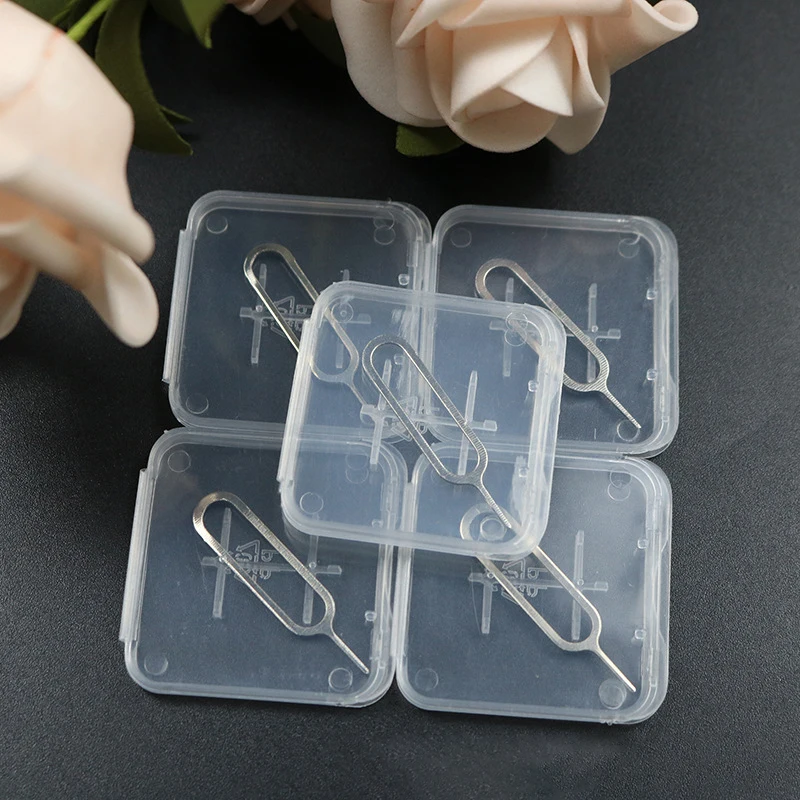 Universal SIM Card Eject Pin with Clear Storage Box Anti-Lost Stainless Steel Phone SIM Tray Opener Tool for iPhone Samsung Mi
Universal SIM Card Eject Pin with Clear Storage Box Anti-Lost Stainless Steel Phone SIM Tray Opener Tool for iPhone Samsung Mi
