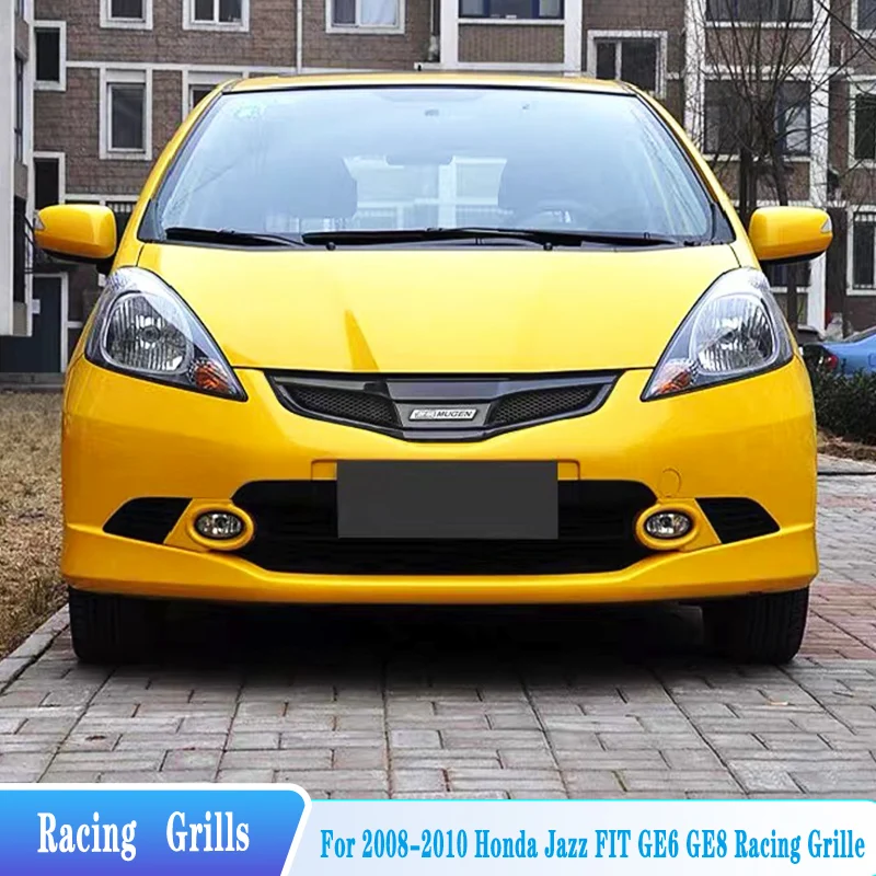 For 2008-2010 Honda Jazz Fit GE6 GE8 Front Bumper Racing Grills Retrofit Full Star Grille ABS Material Car Exterior Accessories
For 2008-2010 Honda Jazz Fit GE6 GE8 Front Bumper Racing Grills Retrofit Full Star Grille ABS Material Car Exterior Accessories