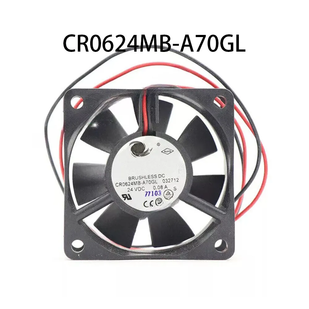 Бесшумный осевой охлаждающий вентилятор 60*60*25 мм CR0624MB-A70GL 24 В постоянного тока 0,08 А Серверный драйвер
Бесшумный осевой охлаждающий вентилятор 60*60*25 мм CR0624MB-A70GL 24 В постоянного тока 0,08 А Серверный драйвер