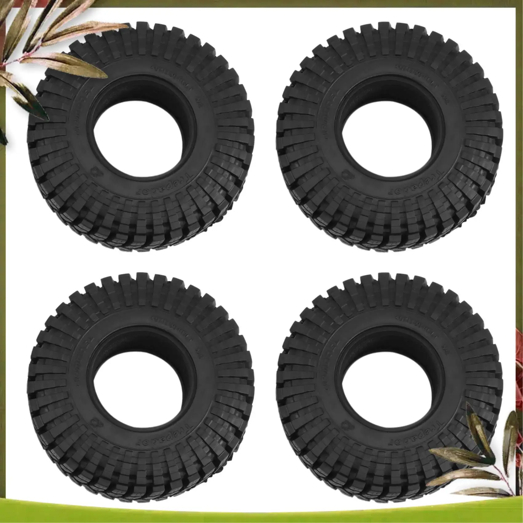 ABOU-4PCS 110X39mm 1.9 Rubber Wheel Tires Tyre For 1/10 RC Crawler Car Axial SCX10 90046 SCX10 III AXI03007 Traxxas TRX4 D90
ABOU-4PCS 110X39mm 1.9 Rubber Wheel Tires Tyre For 1/10 RC Crawler Car Axial SCX10 90046 SCX10 III AXI03007 Traxxas TRX4 D90