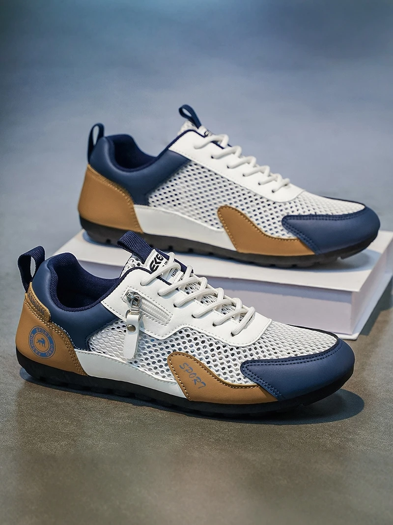 Men's Summer Breathable Lightweight Mesh Slip-On Sports Board Shoes Casual Versatile Comfortable Rubber Outsole round Toe
Men's Summer Breathable Lightweight Mesh Slip-On Sports Board Shoes Casual Versatile Comfortable Rubber Outsole round Toe