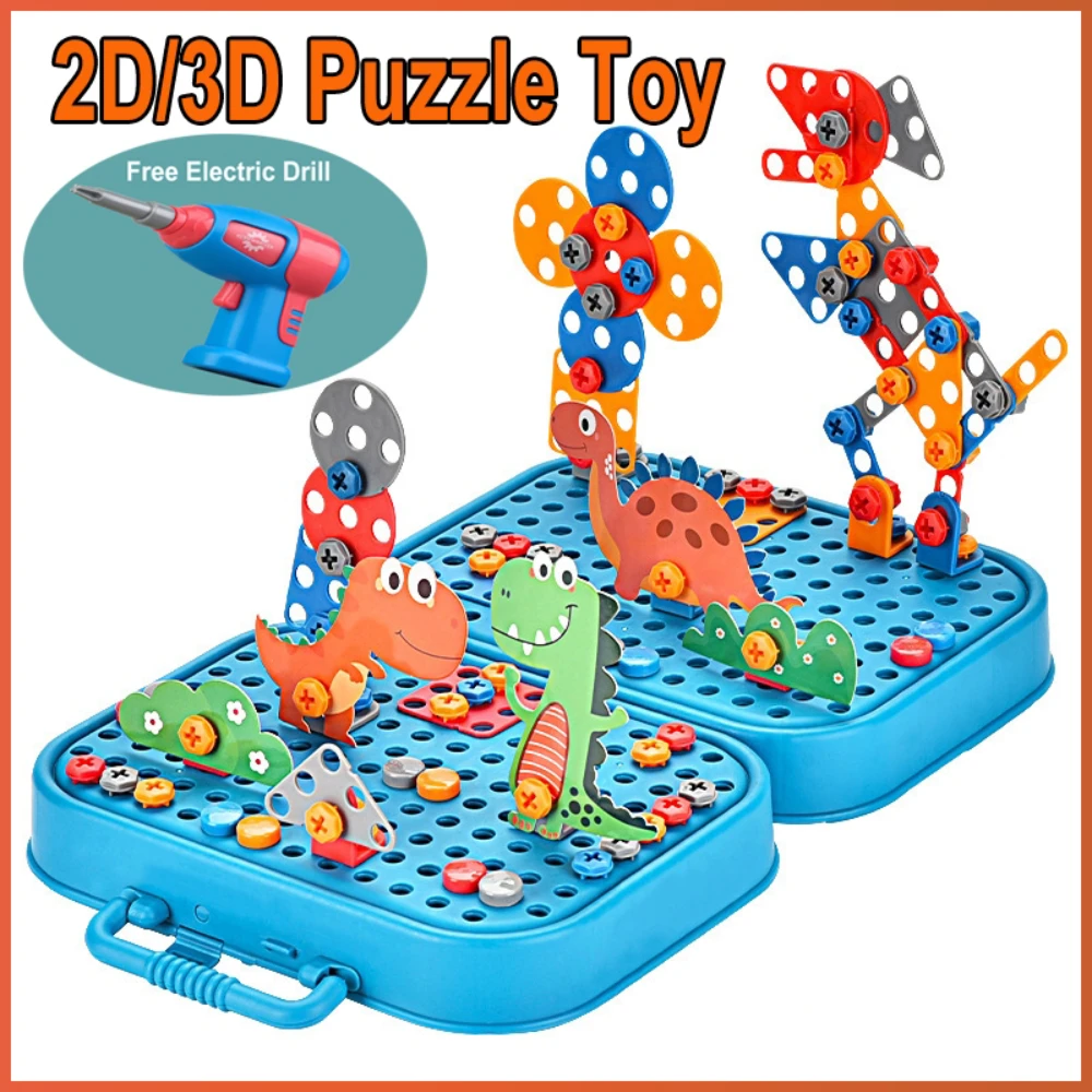 450Pcs Kids STEM Drill Set Creative Mosaic Puzzle Building Blocks Educational Engineering Kit with Screwdriver for Boys Girls
450Pcs Kids STEM Drill Set Creative Mosaic Puzzle Building Blocks Educational Engineering Kit with Screwdriver for Boys Girls
