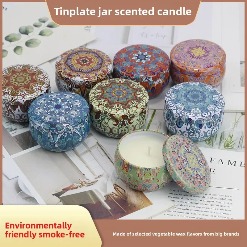 Smokeless soybean wax tinplate can scented candles household bedroom scented candle ornament scented souvenir
Smokeless soybean wax tinplate can scented candles household bedroom scented candle ornament scented souvenir