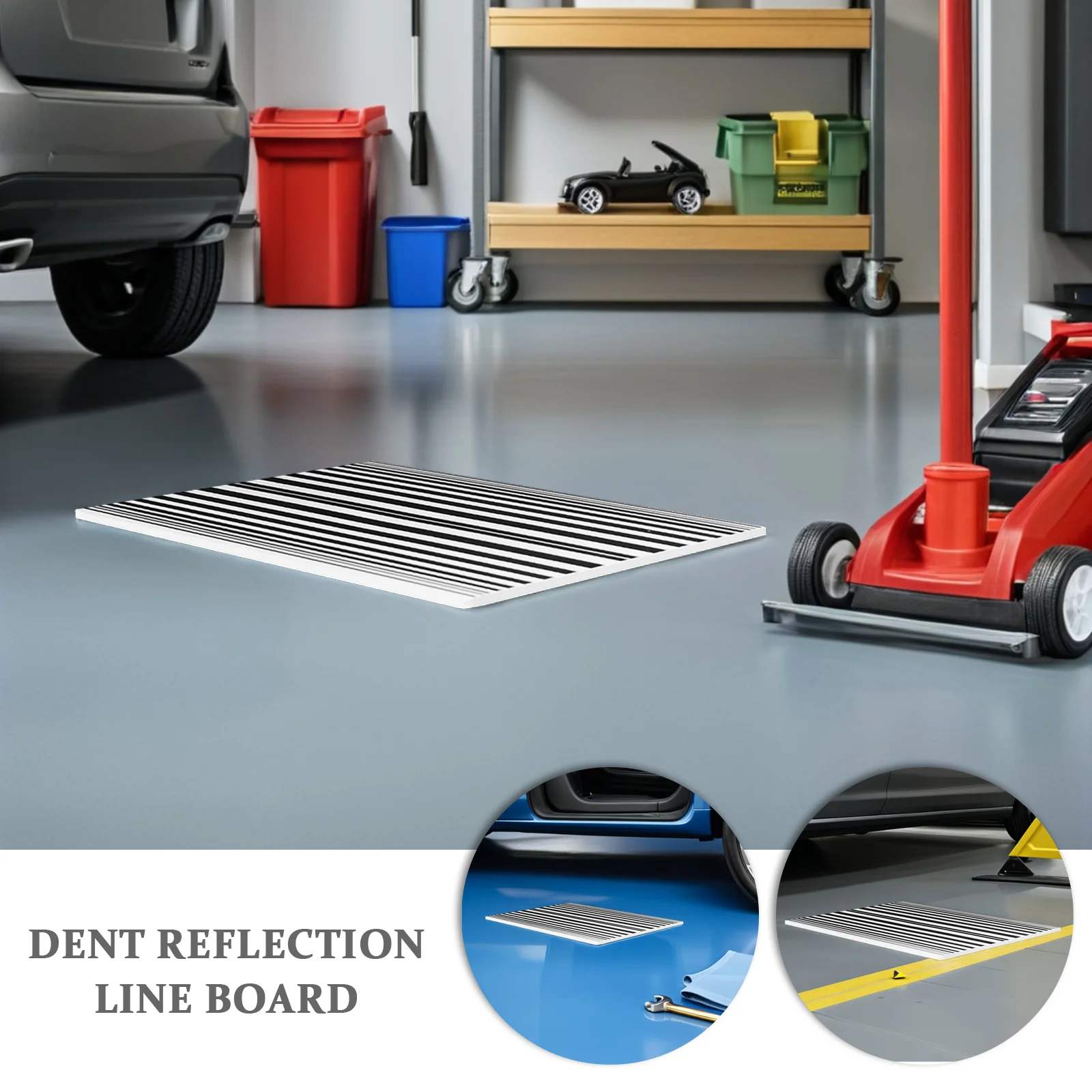 Dent Removal Reflector Board Kit with Line Puller Suction Cups Stripe Board Tool for Auto Paintless Ceiling
Dent Removal Reflector Board Kit with Line Puller Suction Cups Stripe Board Tool for Auto Paintless Ceiling