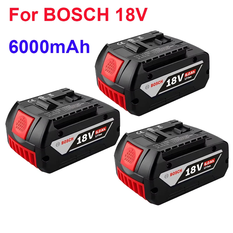 Сменный аккумулятор 18 В 6000 мАч для Bosch 18 В Professional Systeem Draadloze Tools Bat609 Bat618 Gba18v80 18650 Cell
Сменный аккумулятор 18 В 6000 мАч для Bosch 18 В Professional Systeem Draadloze Tools Bat609 Bat618 Gba18v80 18650 Cell