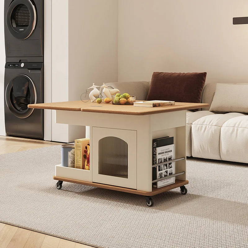 Movable folding coffee table, sofa side, small apartment living room, household liftable trolley, tea table storage
Movable folding coffee table, sofa side, small apartment living room, household liftable trolley, tea table storage
