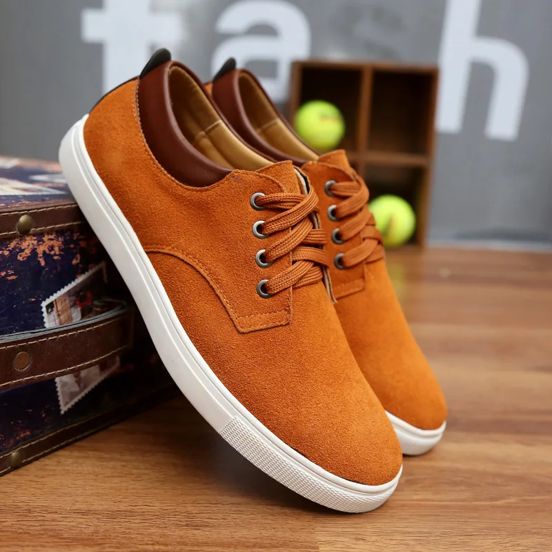 Classic New Men Casual Shoes with Suede Flat Bottom Anti Slip Breathable Trendy Board Shoes
Classic New Men Casual Shoes with Suede Flat Bottom Anti Slip Breathable Trendy Board Shoes