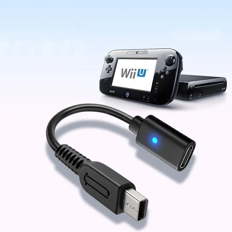 for WII U Charging Cable TYPE C Female Plug Converter USB Power Supply Cord Adapter with Instruction Light for Nintendo WII U
for WII U Charging Cable TYPE C Female Plug Converter USB Power Supply Cord Adapter with Instruction Light for Nintendo WII U
