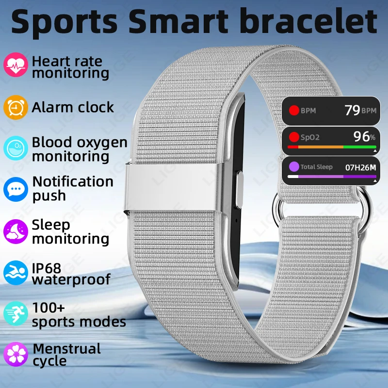 Новый умный браслет LIGE, спортивный браслет с мониторингом сердечного ритма, IP68, водонепроницаемый, многофункциональный, без экрана, умные часы, подарок для мужчин и женщин
Новый умный браслет LIGE, спортивный браслет с мониторингом сердечного ритма, IP68, водонепроницаемый, многофункциональный, без экрана, умные часы, подарок для мужчин и женщин