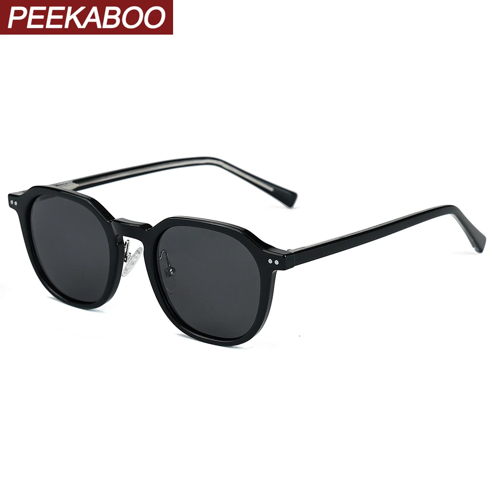 Peekaboo unisex polarized sunglasses for men TR90 acetate fashion square sun glasses for women uv400 male brown black grey 2025
Peekaboo unisex polarized sunglasses for men TR90 acetate fashion square sun glasses for women uv400 male brown black grey 2025