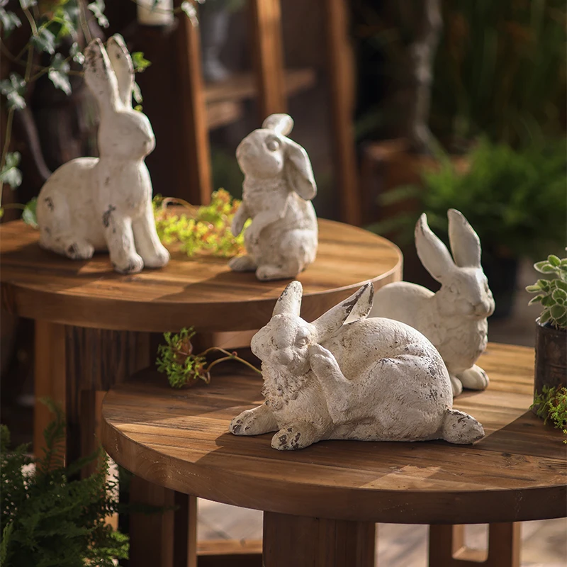 Американская винтажная скульптура кролика, настольный декор, реквизит для фотосъемки, украшения для свадебных фотографий
Американская винтажная скульптура кролика, настольный декор, реквизит для фотосъемки, украшения для свадебных фотографий
