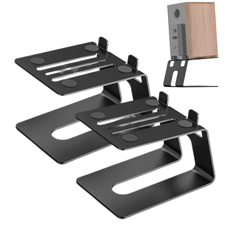 2pcs Desktop Speaker Stand Studio Recording Monitor Stand Shockproof Loudspeaker Stand Holder Home Storage Display Stand
2pcs Desktop Speaker Stand Studio Recording Monitor Stand Shockproof Loudspeaker Stand Holder Home Storage Display Stand