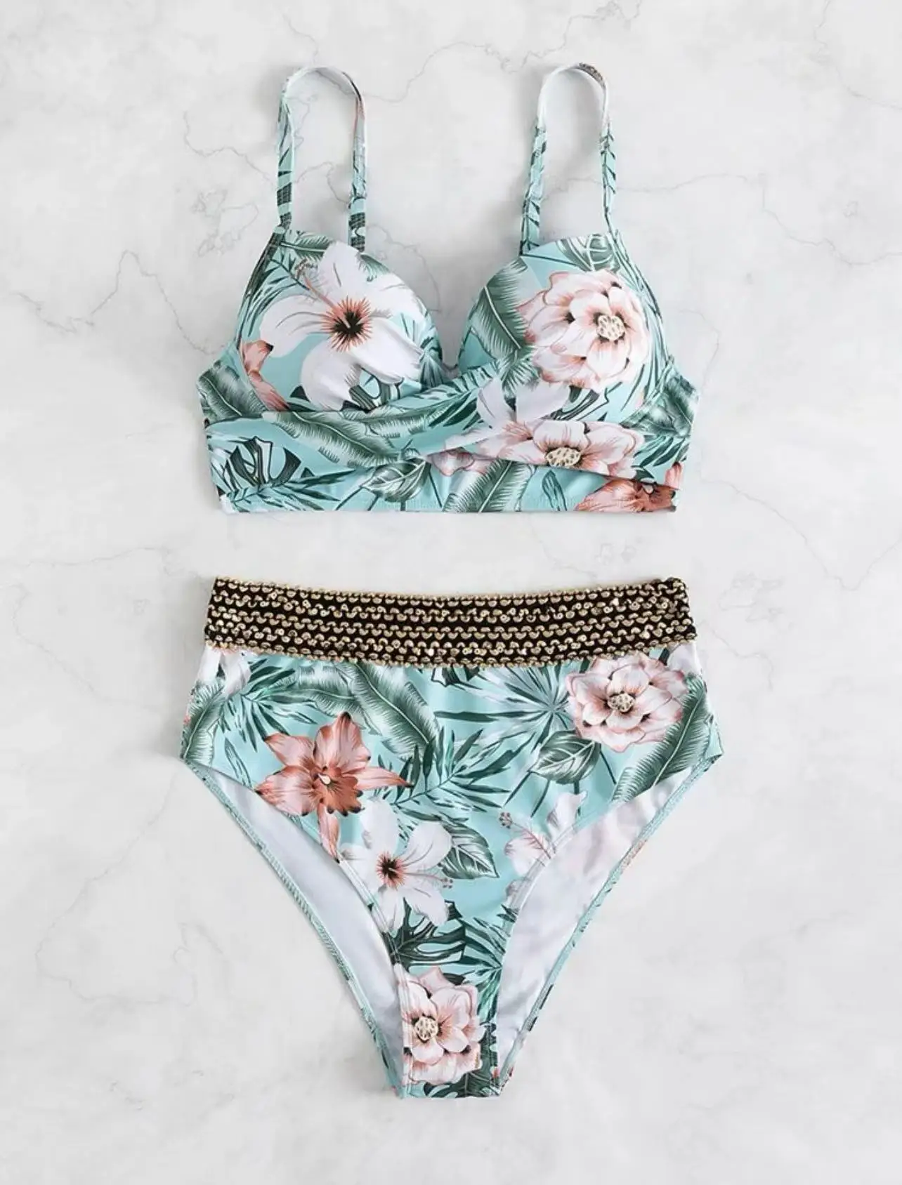 Floral Print High Waist Bikini 2025 Women Push Up Swimwear Female Halter Swimsuit Beachwear Bathers Bathing Swimming Swim Suit
Floral Print High Waist Bikini 2025 Women Push Up Swimwear Female Halter Swimsuit Beachwear Bathers Bathing Swimming Swim Suit