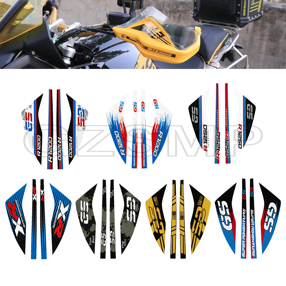 Motorcycle Handguard Shield Sticker Motorrad Hand Guard Decals fit For R1250GS ADV R 1200GS F850/750/650GS F900XR
Motorcycle Handguard Shield Sticker Motorrad Hand Guard Decals fit For R1250GS ADV R 1200GS F850/750/650GS F900XR