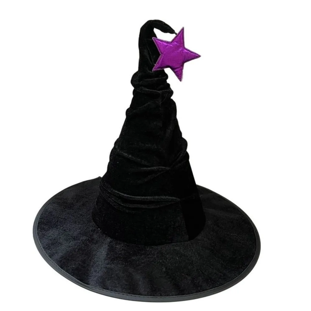 Festival Headdress Velvet Halloween Witch Hat Star Foldable Wizard Cap Party Props Cosplay Accessories Halloween Cap Children
Festival Headdress Velvet Halloween Witch Hat Star Foldable Wizard Cap Party Props Cosplay Accessories Halloween Cap Children