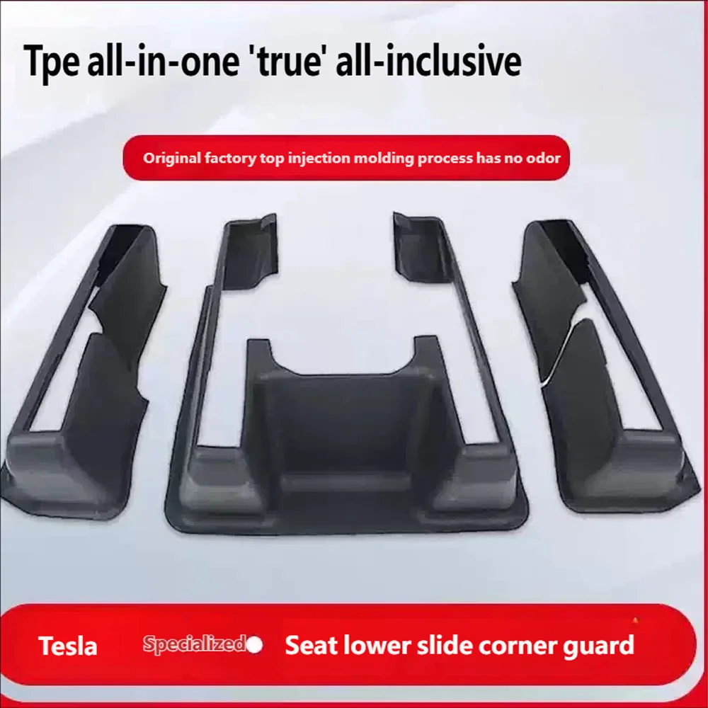 For Tesla Model Y-YL-Refresh Interior Seat Under Corner Guard Slide Track Carpet Mat TPE Wrap Cover
For Tesla Model Y-YL-Refresh Interior Seat Under Corner Guard Slide Track Carpet Mat TPE Wrap Cover