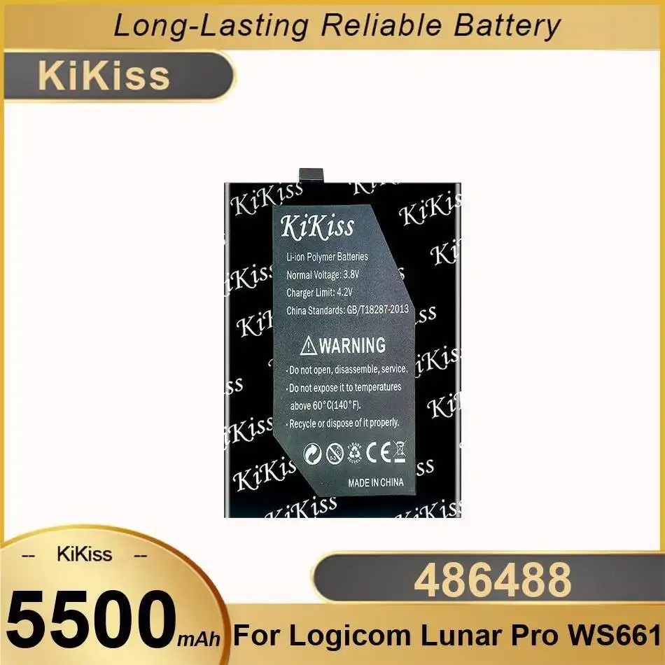 For Logicom Lunar Pro WS661 5500Mah Mobile Phone Battery 486488 Good Low-Temperature Performance Long-Lasting
For Logicom Lunar Pro WS661 5500Mah Mobile Phone Battery 486488 Good Low-Temperature Performance Long-Lasting