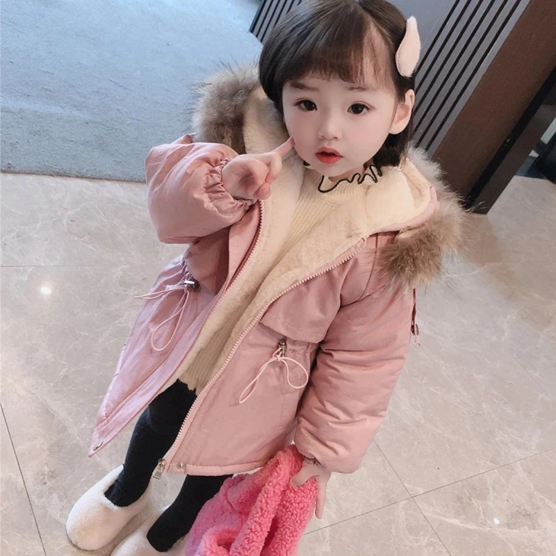 2-8 Years Baby Girls Coat 2025 Hooded Plus Velvet Thicken Warm Winter Kids Jacket Windbreaker Teen Children's Outerwear Clothing
2-8 Years Baby Girls Coat 2025 Hooded Plus Velvet Thicken Warm Winter Kids Jacket Windbreaker Teen Children's Outerwear Clothing