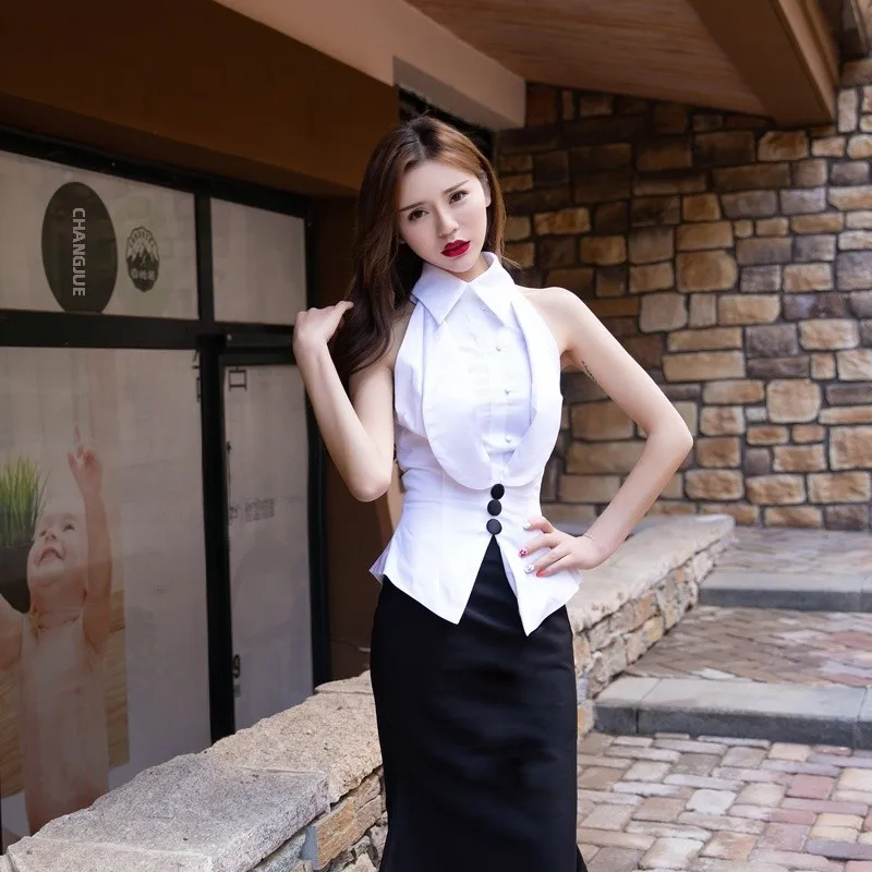 Elegant Retro Black White Slim Fit Smoking Suit Women's Summer Dress Career Dress 2 Piece Set Evening Gown High Waist
Elegant Retro Black White Slim Fit Smoking Suit Women's Summer Dress Career Dress 2 Piece Set Evening Gown High Waist