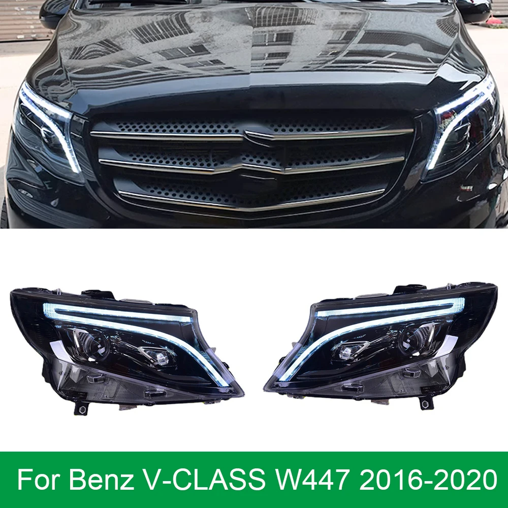 Фара в сборе для Mercedes-Benz Vito W447 2016-2024 V-Class/Metris Светодиодный последовательный указатель поворота LED DRL Полностью светодиодный светильник
Фара в сборе для Mercedes-Benz Vito W447 2016-2024 V-Class/Metris Светодиодный последовательный указатель поворота LED DRL Полностью светодиодный светильник