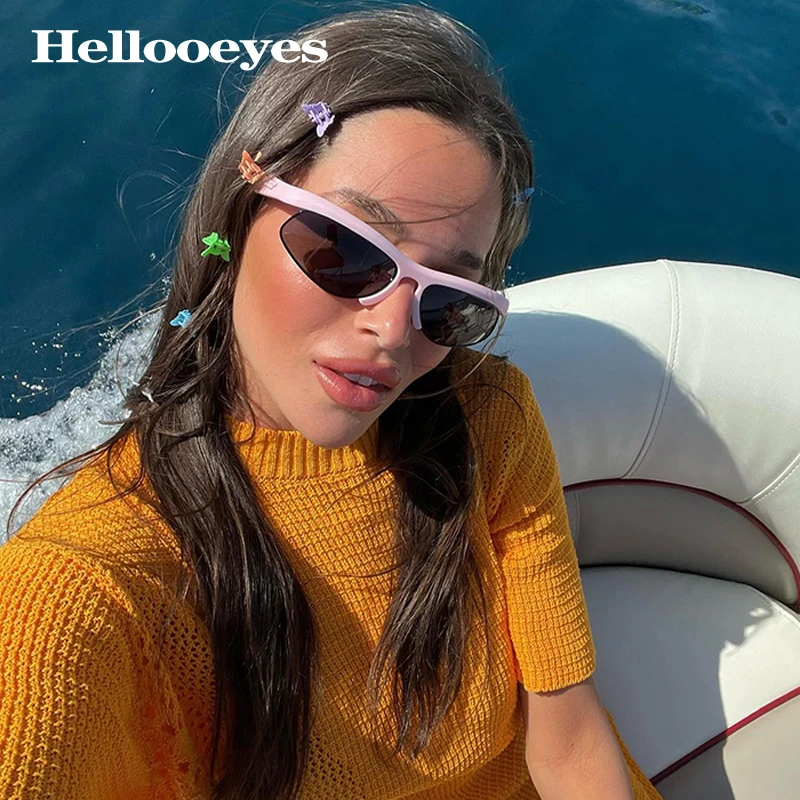 Fashion Sports Sunglasses Goggles Women Colorful Half Frame Punk Sun Glasses Shades Eyewear Y2K Brand Designer Eyeglasses UV400
Fashion Sports Sunglasses Goggles Women Colorful Half Frame Punk Sun Glasses Shades Eyewear Y2K Brand Designer Eyeglasses UV400
