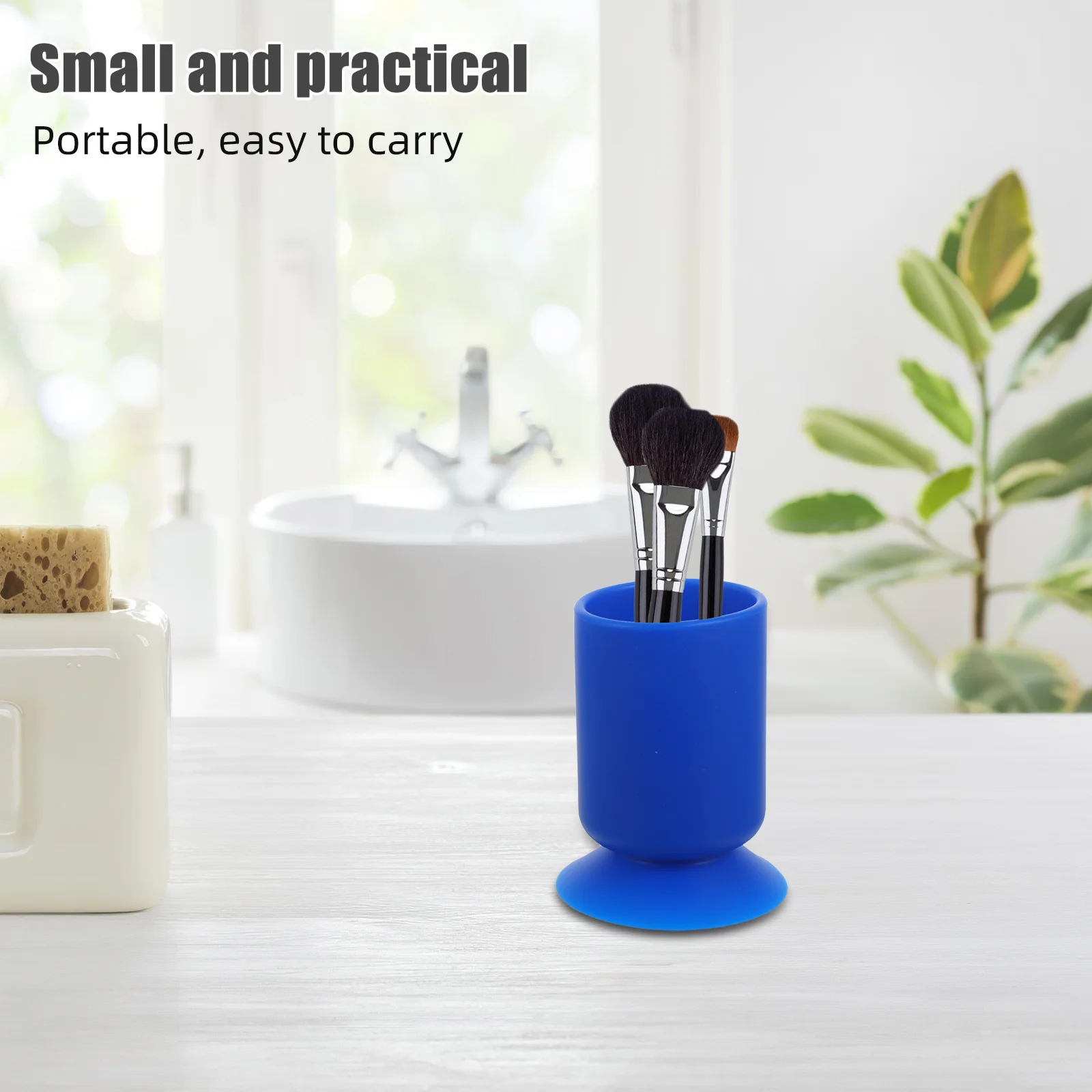 Silicone Brush Holder with Suction Cup Pen Organizer for Makeup Brushes Pencil Storage Container Desk Stationery Bathroom Vanity
Silicone Brush Holder with Suction Cup Pen Organizer for Makeup Brushes Pencil Storage Container Desk Stationery Bathroom Vanity