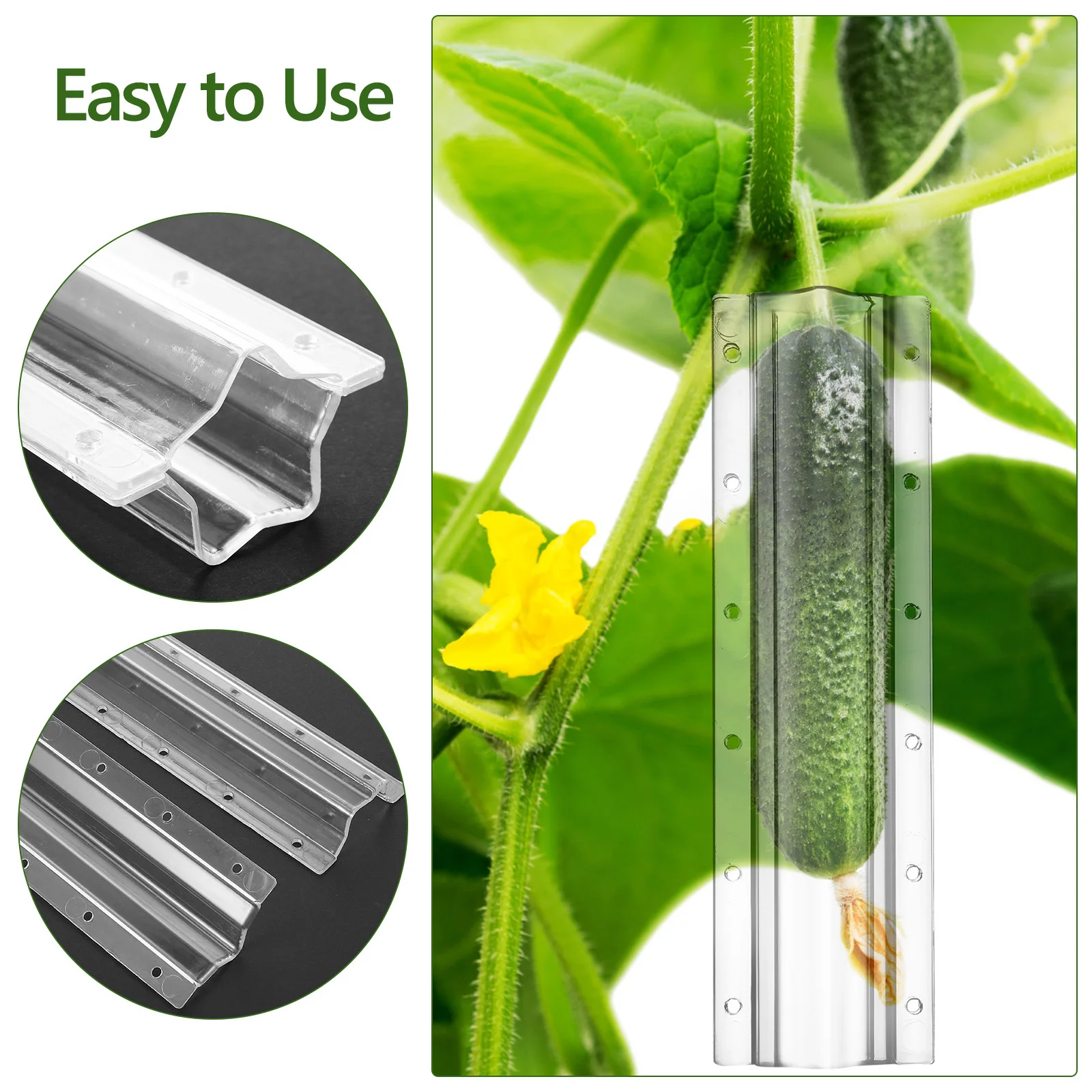 4Pcs Cucumber Styling Growth Mold Kit Plastic Fruit Shape Former for Garden Farm Cooking Creative Vegetable Display
4Pcs Cucumber Styling Growth Mold Kit Plastic Fruit Shape Former for Garden Farm Cooking Creative Vegetable Display