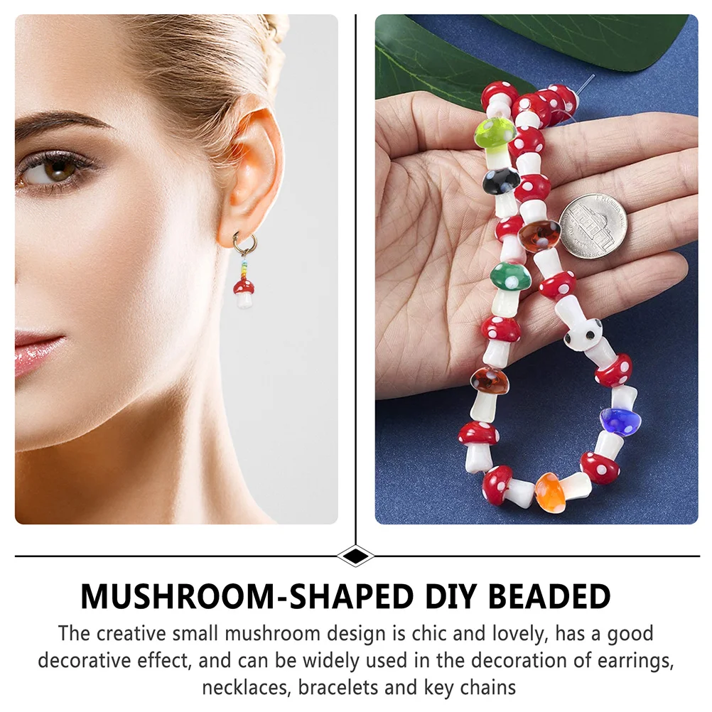 Colorful Mushroom Accessories Necklace Hanging Bracelet Pendant DIY Jewelry Making Round Beads Fruit nament Decor
Colorful Mushroom Accessories Necklace Hanging Bracelet Pendant DIY Jewelry Making Round Beads Fruit nament Decor