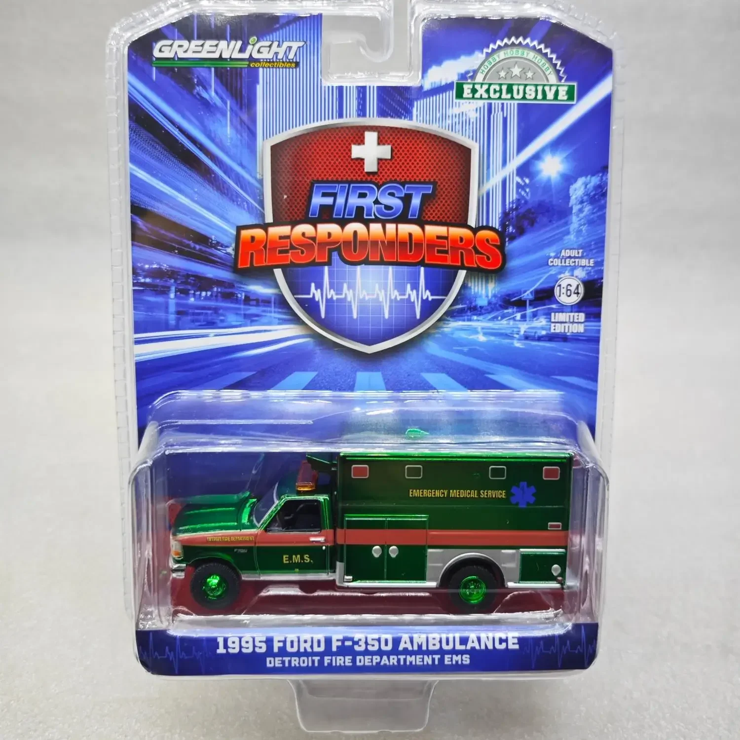 GreenLight 1:64 1995 Ford F-350 Ambulance Simulation Model Boy Car Simulation Toy Car
GreenLight 1:64 1995 Ford F-350 Ambulance Simulation Model Boy Car Simulation Toy Car