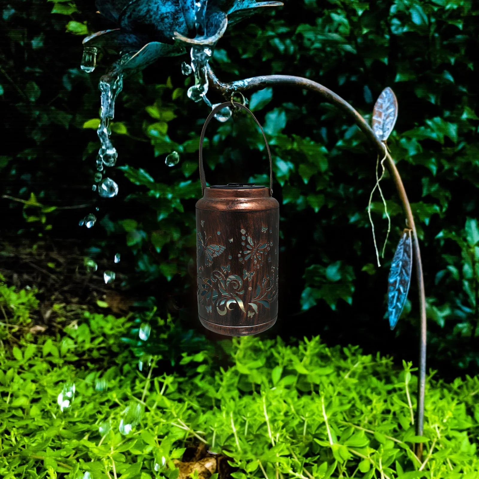 Light Hollow Butterfly Solar Lantern for Garden Yard Pathway Decorative Outdoor Waterproof Metal Hanging Lamp
Light Hollow Butterfly Solar Lantern for Garden Yard Pathway Decorative Outdoor Waterproof Metal Hanging Lamp