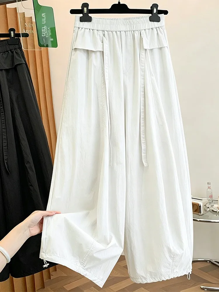 High Waist Belted Knife Casual Pants Women's Summer 2026 Loose Slimming Versatile Comfortable Breathable Polyester Cotto...
High Waist Belted Knife Casual Pants Women's Summer 2026 Loose Slimming Versatile Comfortable Breathable Polyester Cotto...