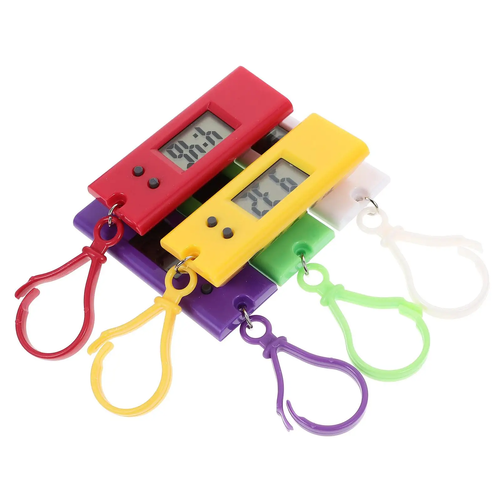 Electronic Watch Key Chain 5 Pcs Pocket Toy Durable Simple Digital Hanging Keyring Small Size Clip On Belt Backpack
Electronic Watch Key Chain 5 Pcs Pocket Toy Durable Simple Digital Hanging Keyring Small Size Clip On Belt Backpack