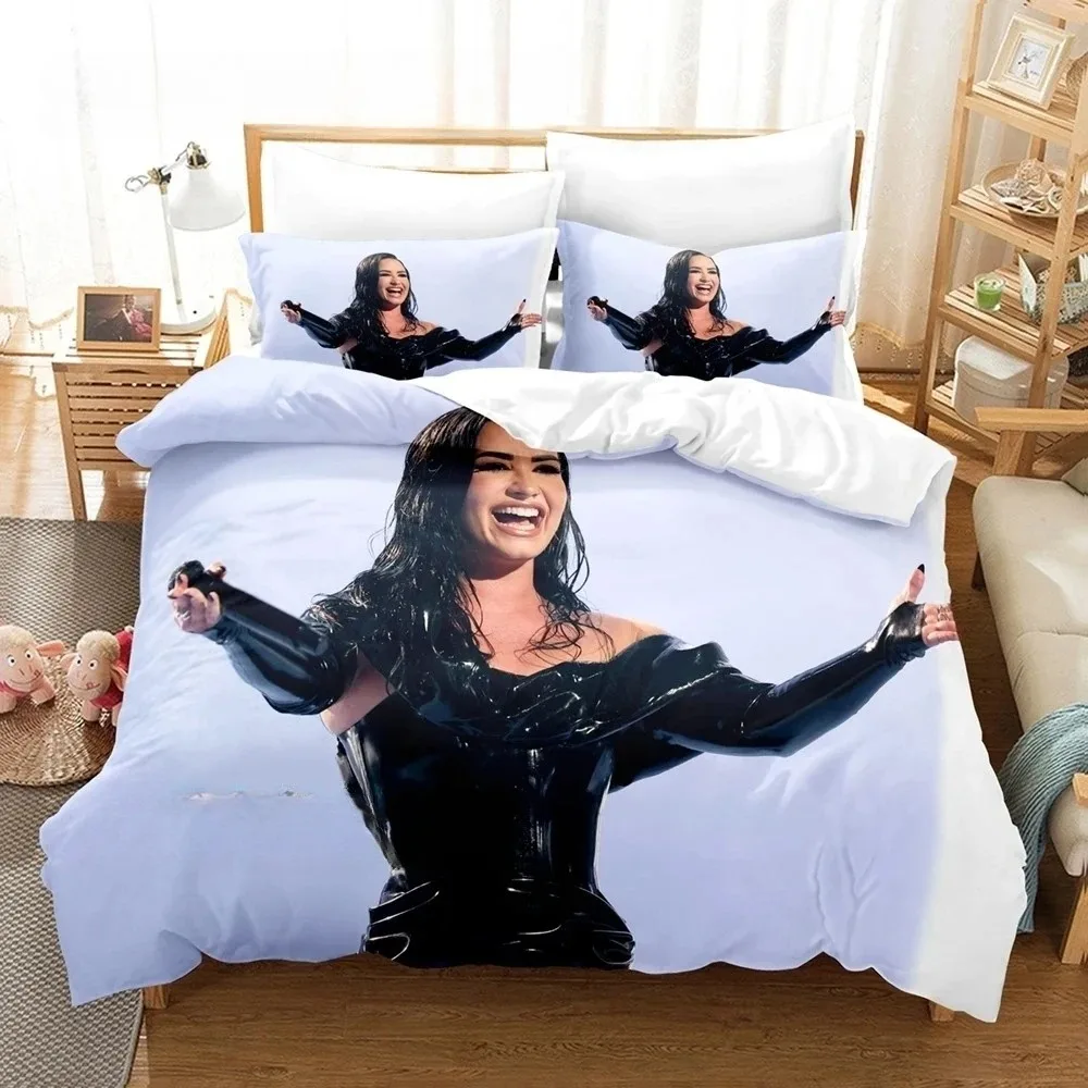 Demi Lovato Bedding Set Single Twin Full Queen King Size Bed Set Aldult Boys Bedroom Duvet cover Sets 3D Print
Demi Lovato Bedding Set Single Twin Full Queen King Size Bed Set Aldult Boys Bedroom Duvet cover Sets 3D Print