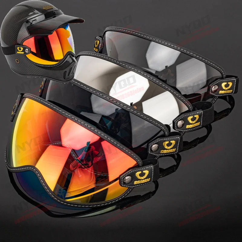 Helmet Accessories Retro Bubble Sunshade Glasses Motorcycle Helmet Windproof and UV Resistant Universal T7 Off Road Glasses
Helmet Accessories Retro Bubble Sunshade Glasses Motorcycle Helmet Windproof and UV Resistant Universal T7 Off Road Glasses