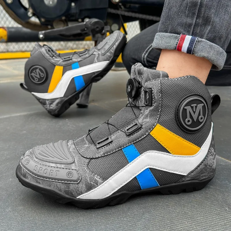 Motorcycle Boots Casual Men's Motorcycle Shoes Motorcycle Riding Shoes Leather Motorcycle Cross-country Shoes Motorcycle Boots
Motorcycle Boots Casual Men's Motorcycle Shoes Motorcycle Riding Shoes Leather Motorcycle Cross-country Shoes Motorcycle Boots