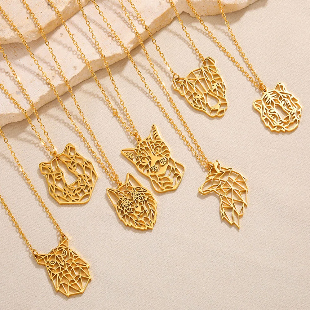 Gold Color Stainless Steel Origami Animal Necklaces For Women Pendants Necklaces Gift Chain Chokers Femme Bijoux Bijoux Collane
Gold Color Stainless Steel Origami Animal Necklaces For Women Pendants Necklaces Gift Chain Chokers Femme Bijoux Bijoux Collane