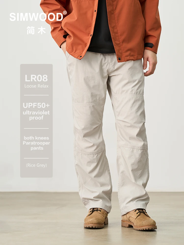 SIMWOOD 2025 Spring Summer New Loose Relax Parachute Pants Men 180gsm Lightweight Outdoor Trousers
SIMWOOD 2025 Spring Summer New Loose Relax Parachute Pants Men 180gsm Lightweight Outdoor Trousers