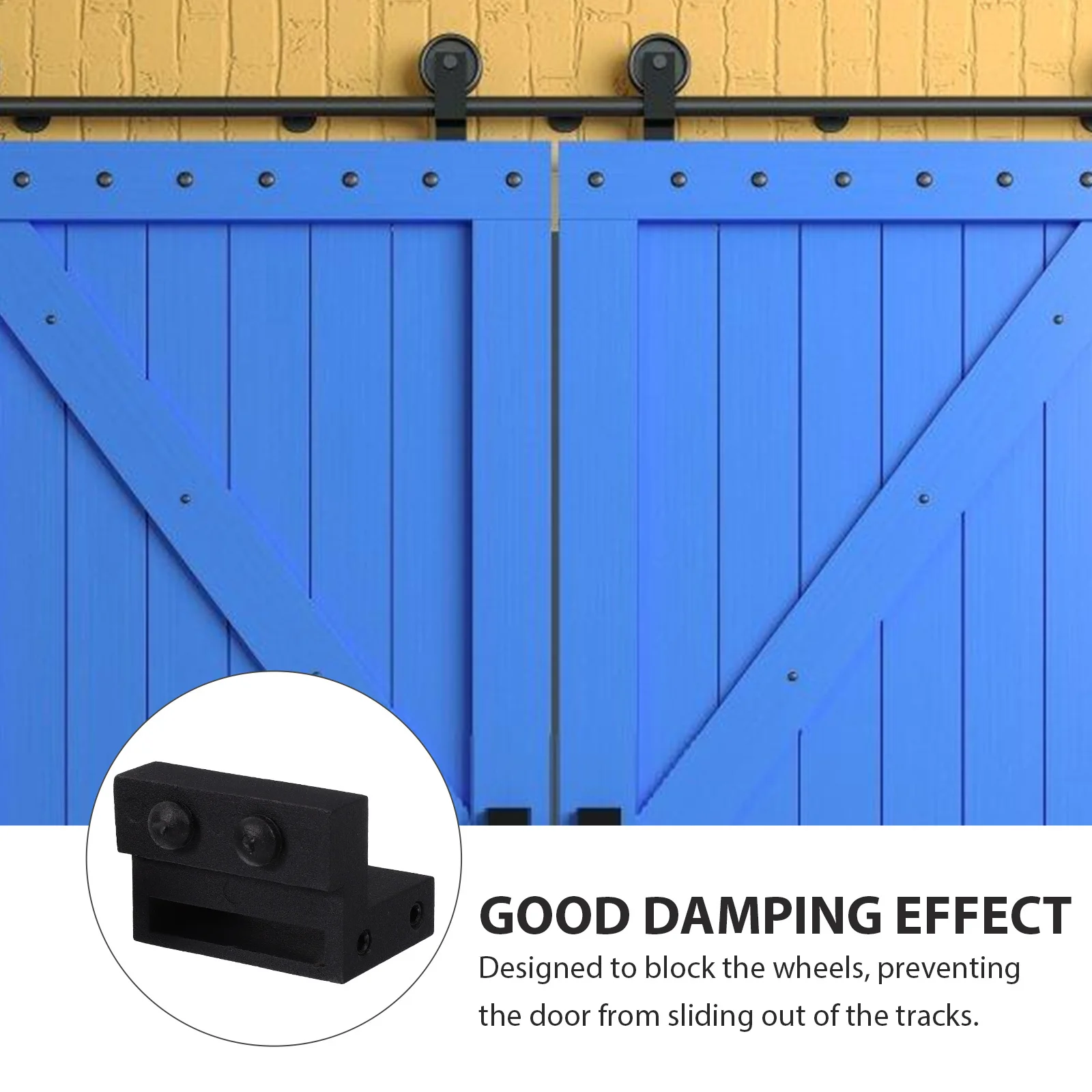 2Pcs Barn Door Stopper Aluminium Alloy Sliding Track Buffer Noise Reduction Durable Sliding Door Bumper Stopper
2Pcs Barn Door Stopper Aluminium Alloy Sliding Track Buffer Noise Reduction Durable Sliding Door Bumper Stopper